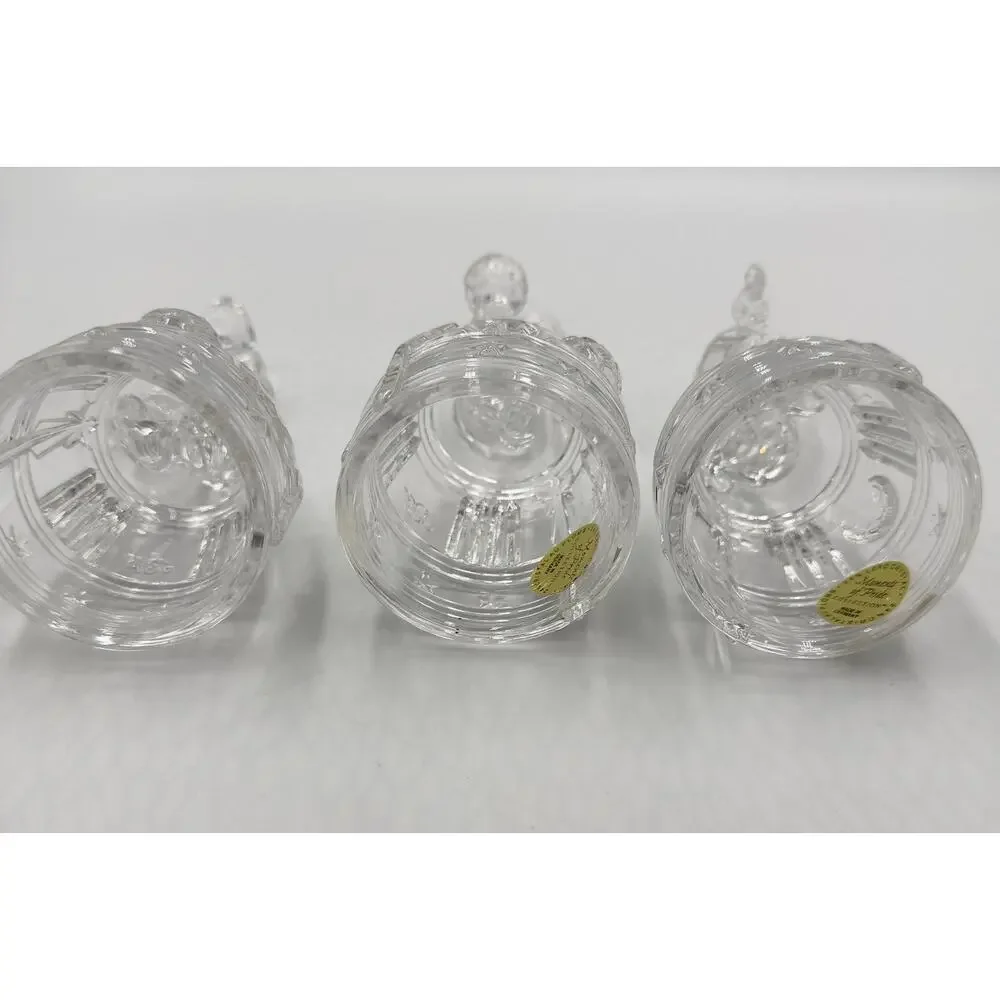 Princess House Crystal Figurines Moment of Pride Soccer Players 3pc Set
